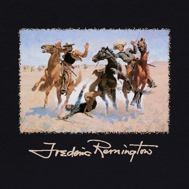 Cowboys by Frederic Remington by MasterpieceCafe